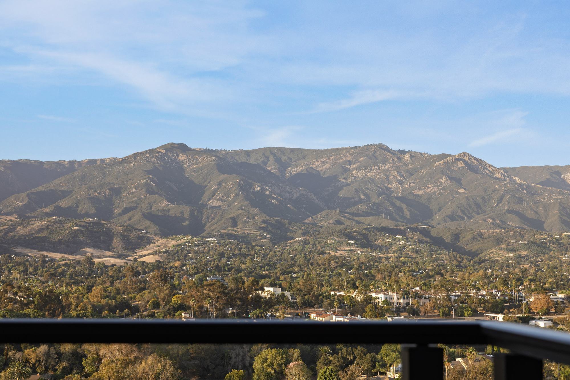 Panoramic Santa Ynez Mountain views