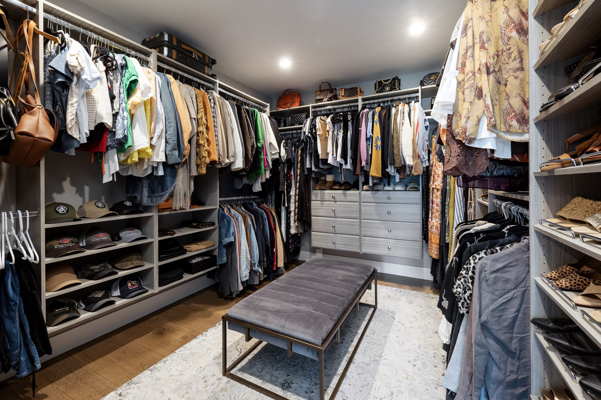 Primary walk-in closet